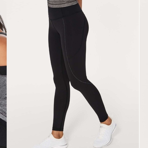 Lululemon Athletica Extra Mile 28" Black Tight sz4  BinQ - Picture 5 of 13